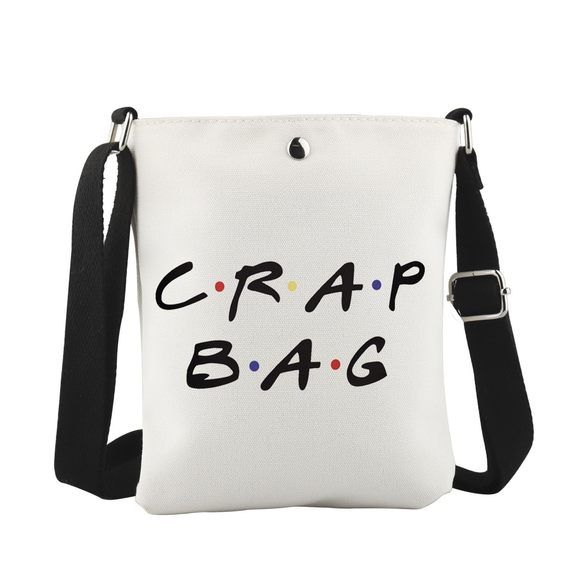 Tv Show Crossbody Bag Crap Bag Gift Comedy Gift Tv Show :D - Picture 1 of 6